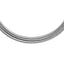 Sterling Silver 3 Row Rhodium Plated 17in With 2in ext. Necklace