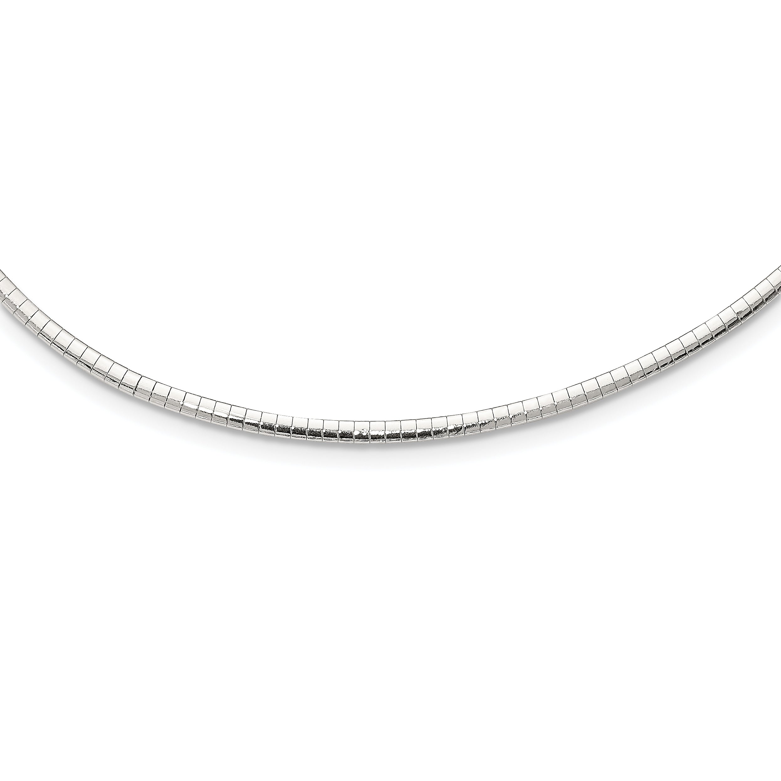 Sterling Silver 3mm Cubetto Necklace Main image