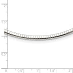 Sterling Silver 3.25mm With 2in. Ext Cubetto Chain