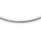 Sterling Silver 3.25mm With 2in. Ext Cubetto Chain