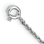 Sterling Silver Rhodium-plated Hearts With 2in ext. Y-Necklace