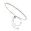 Sterling Silver Rhodium-plated Diamond Cut Adjustable Bracelet