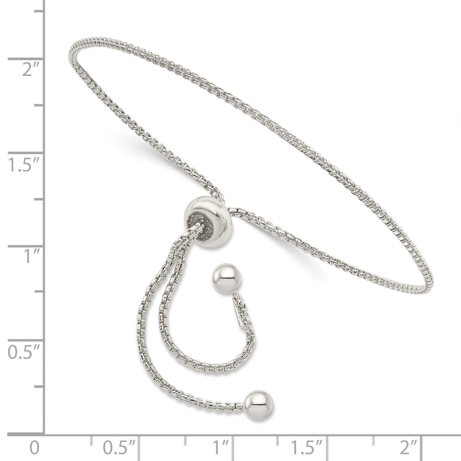 Sterling Silver Adjustable Bracelet Secondary image