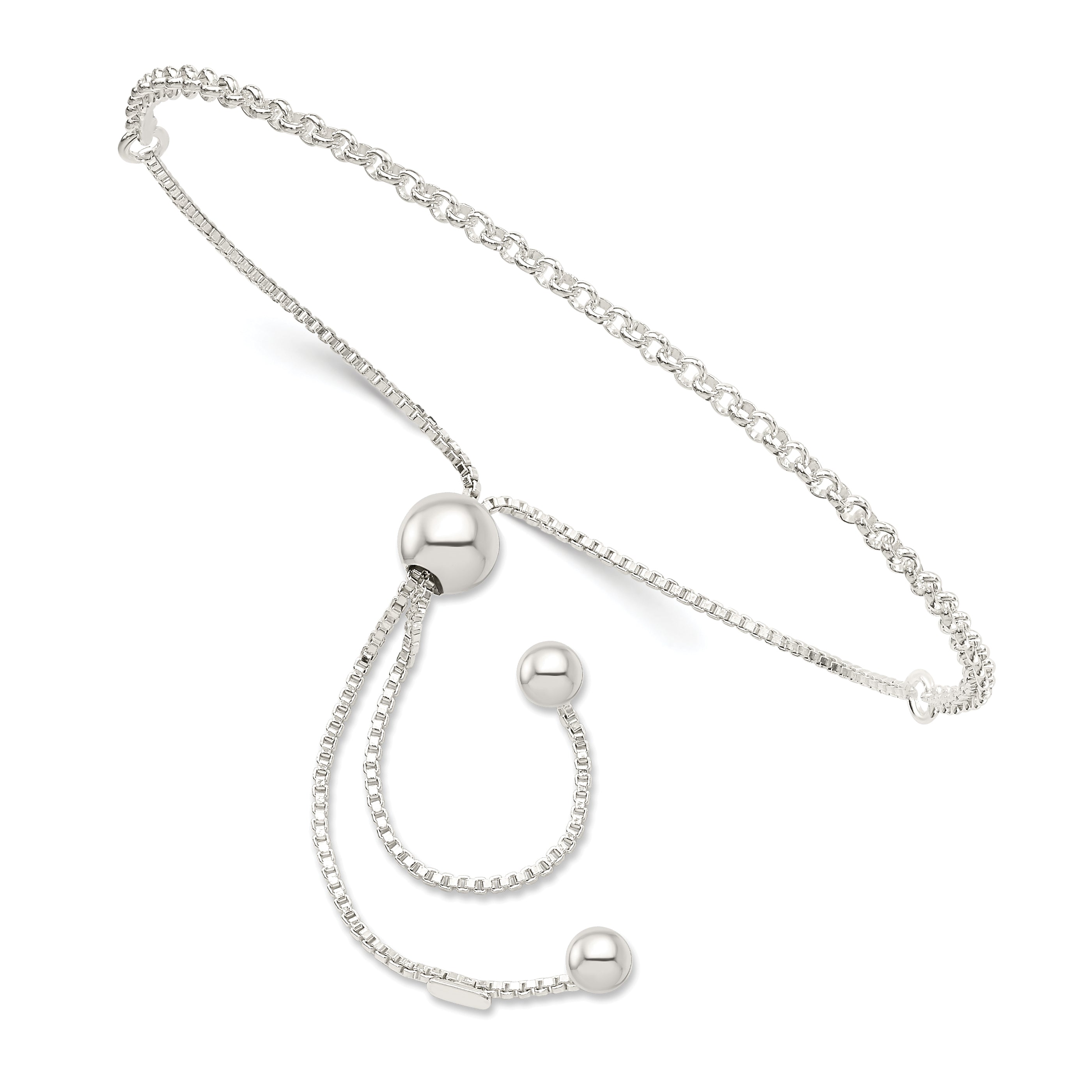 Sterling Silver Adjustable Bracelet Main image