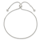 Sterling Silver Beaded Adjustable Bracelet