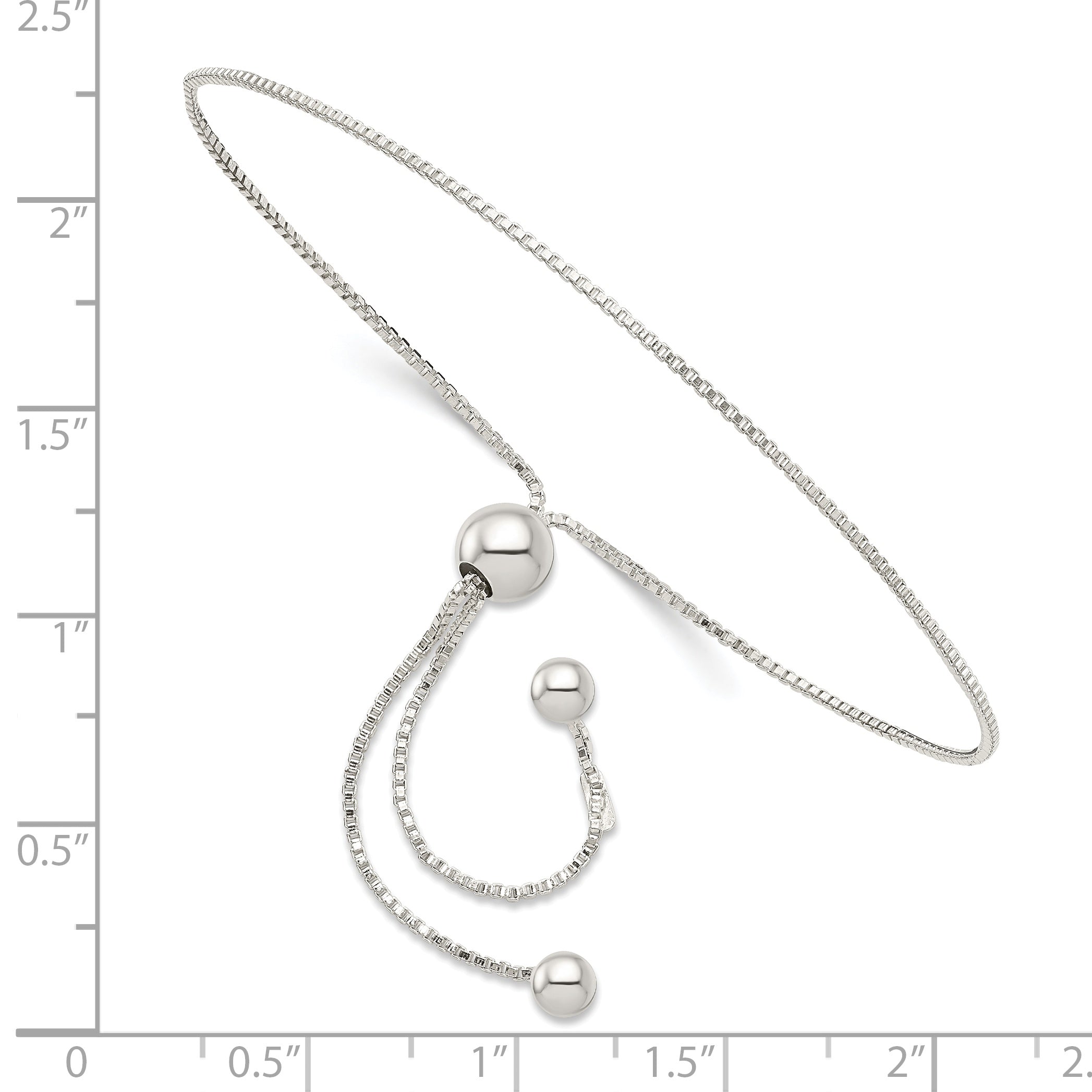 Sterling Silver Adjustable Bracelet Secondary image