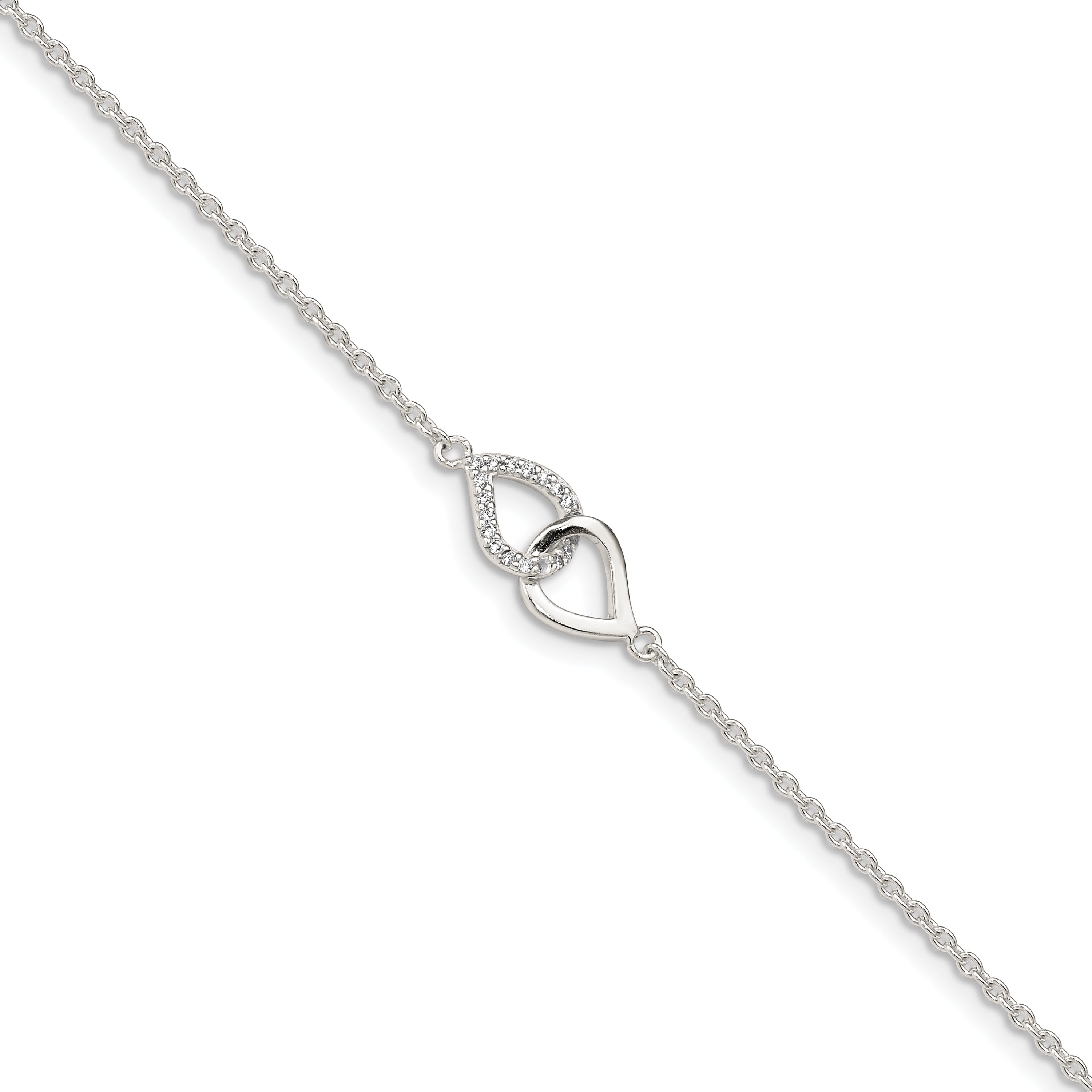 Sterling Silver CZ Bracelet Main image