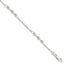 Sterling Silver Diamond Cut Beaded Bracelet