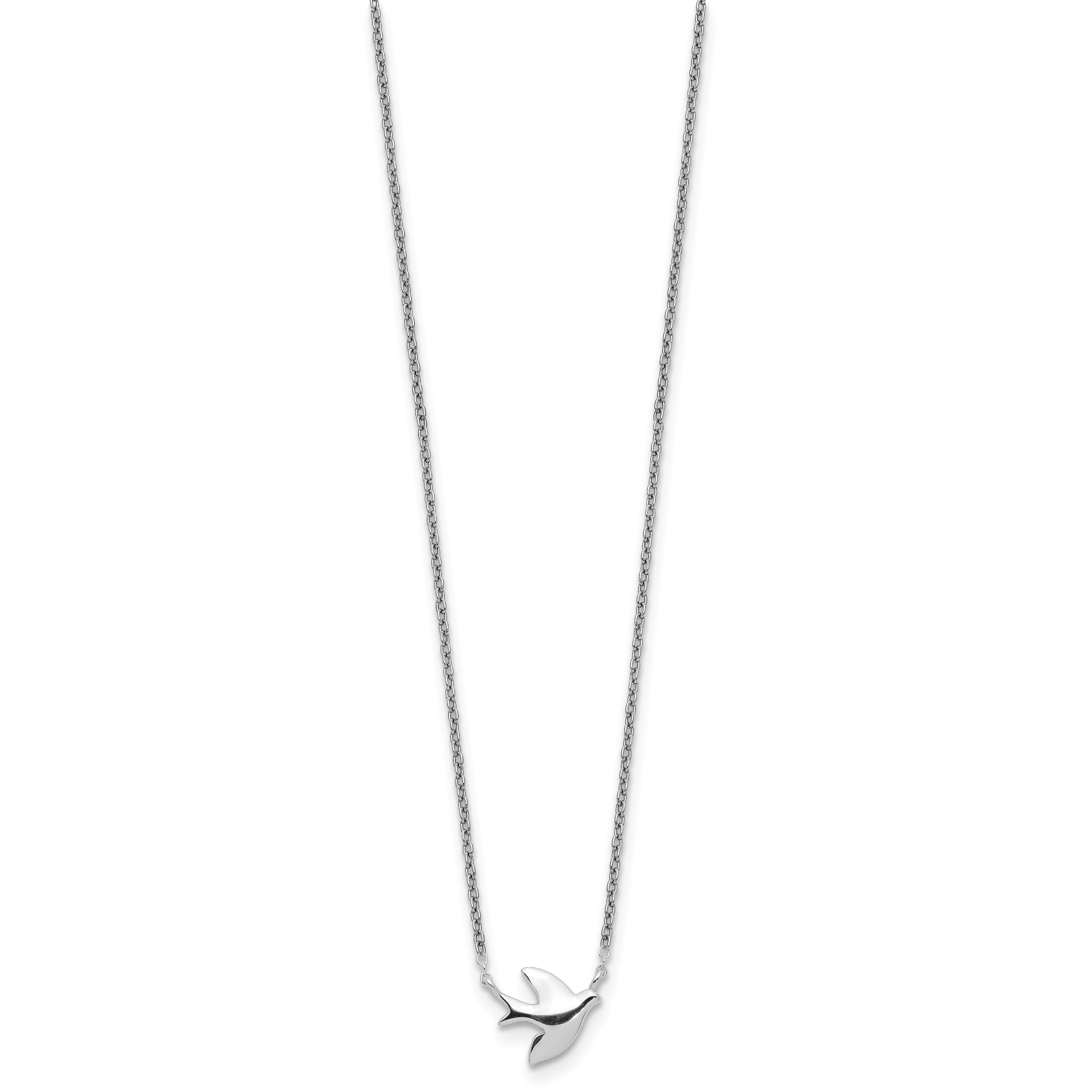 Sterling Silver Bird Necklace Secondary image