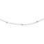 Sterling Silver Rhodium-plated CZ 15-Station Necklace