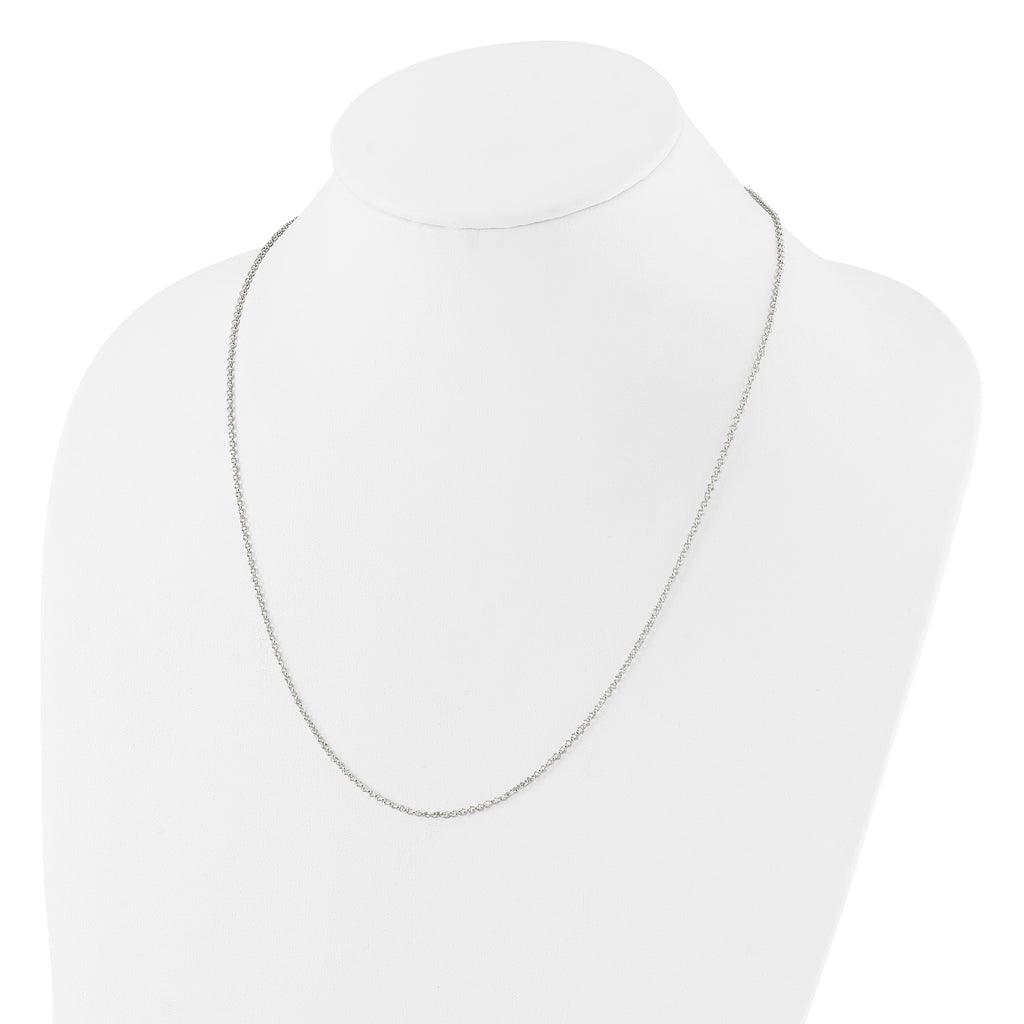 Sterling Silver Polished Adjustable Necklace