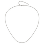 Sterling Silver Polished Adjustable Necklace