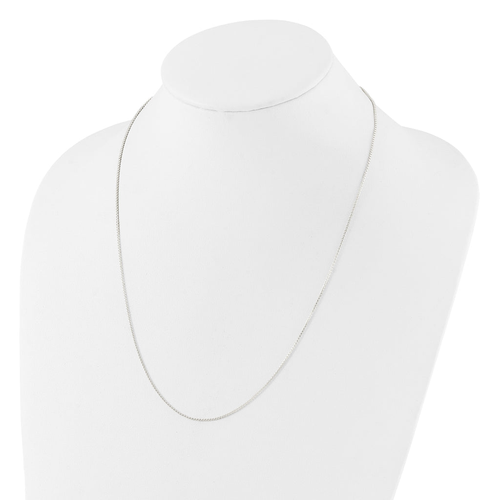Sterling Silver Polished Adjustable Necklace