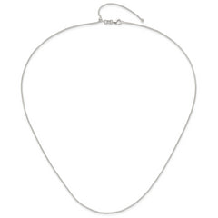 Sterling Silver Polished Adjustable Necklace