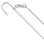 Sterling Silver Polished Adjustable Necklace