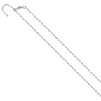 Sterling Silver Polished Beaded Adjustable Necklace