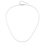 Sterling Silver Polished Adjustable Necklace