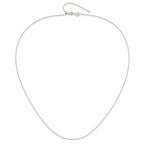 Sterling Silver Polished Adjustable Necklace