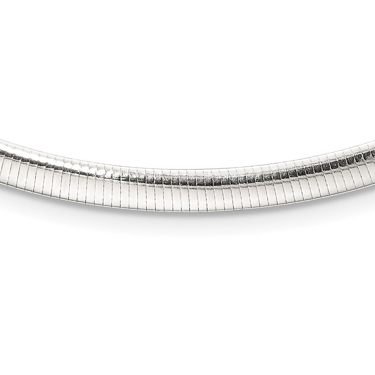 Sterling Silver 4.5mm Polished Cubetto 16in Necklace Main image