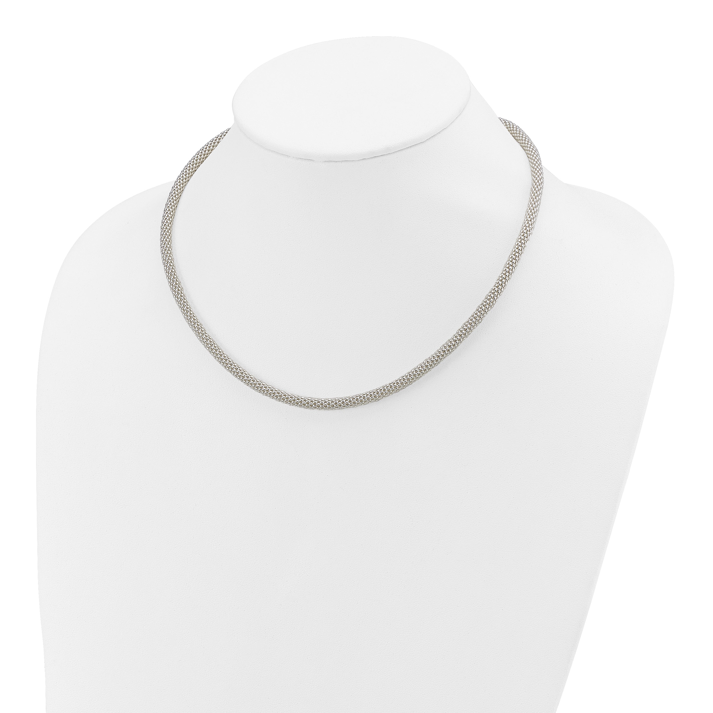 Sterling Silver 4.5mm Corona Chain Necklace