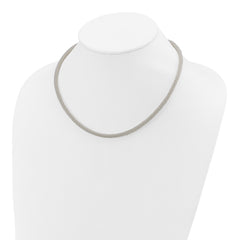 Sterling Silver 4.5mm Corona Chain Necklace
