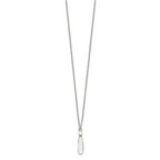 Sterling Silver Crystal Necklace