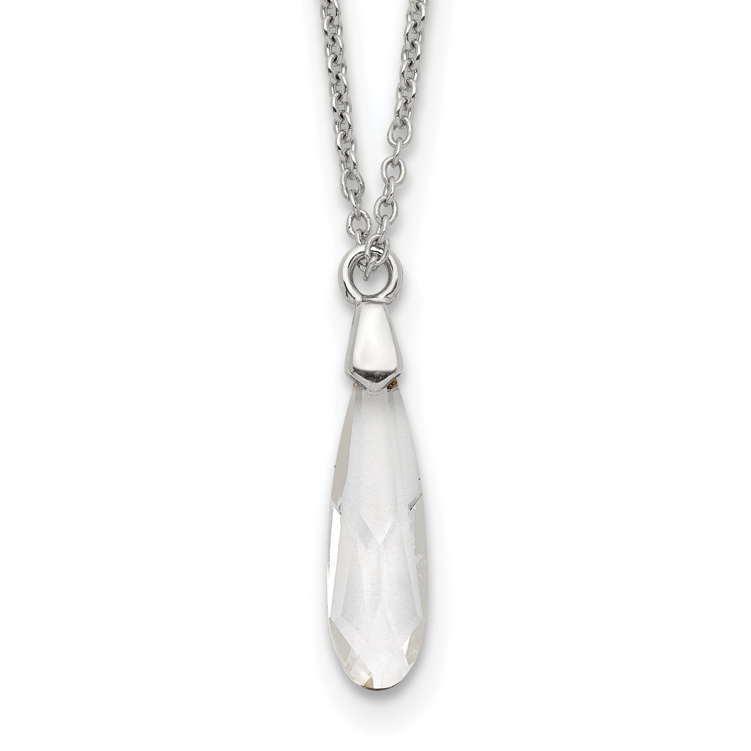 Sterling Silver Crystal Necklace Main image