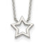 Sterling Silver Cut-Out Star Necklace