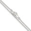 Sterling Silver 2-Strand CZ Flip Flop Plus Extender - Total Anklet