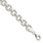 Sterling Silver Polished Fancy Link Bracelet
