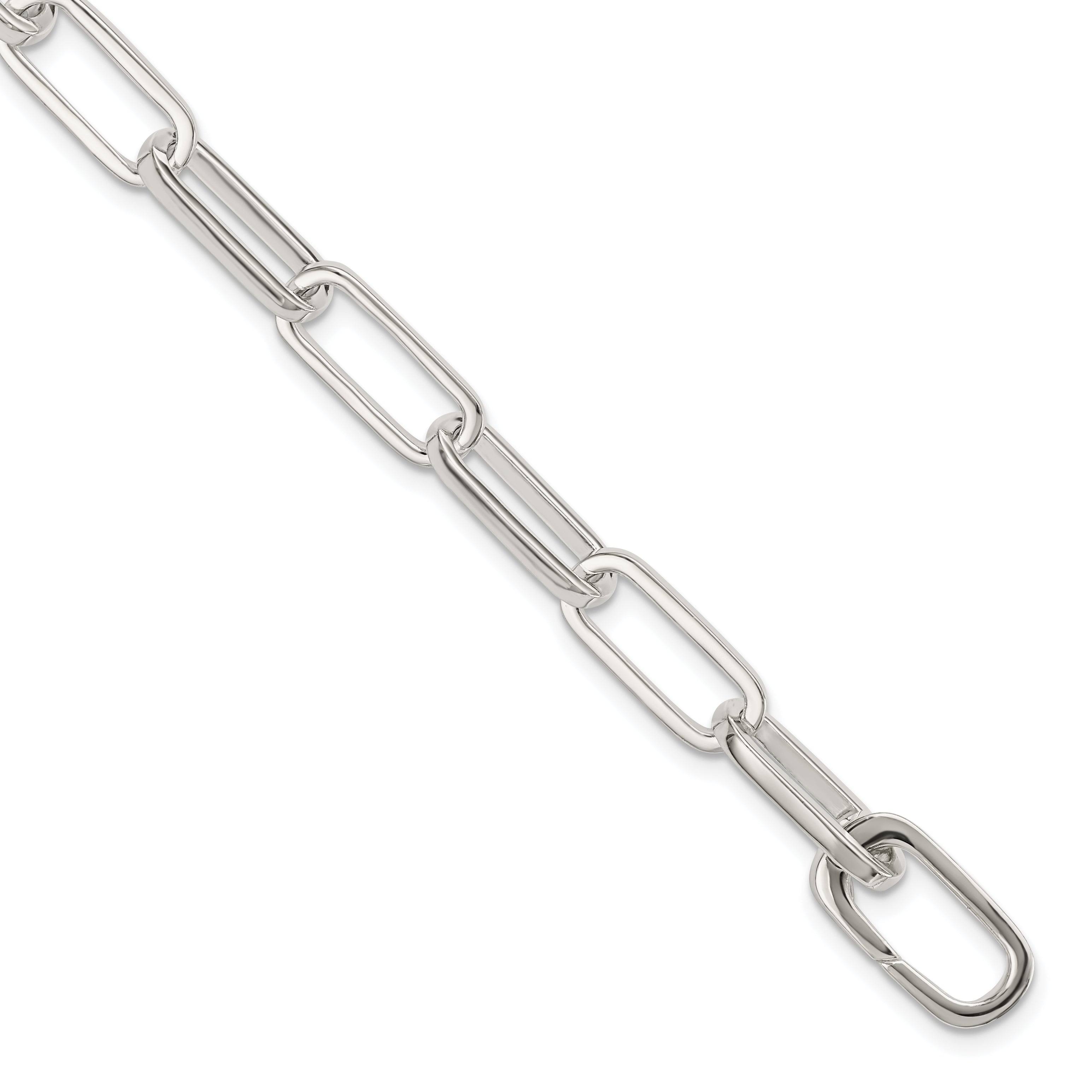 Sterling Silver Polished Fancy Link Bracelet Main image