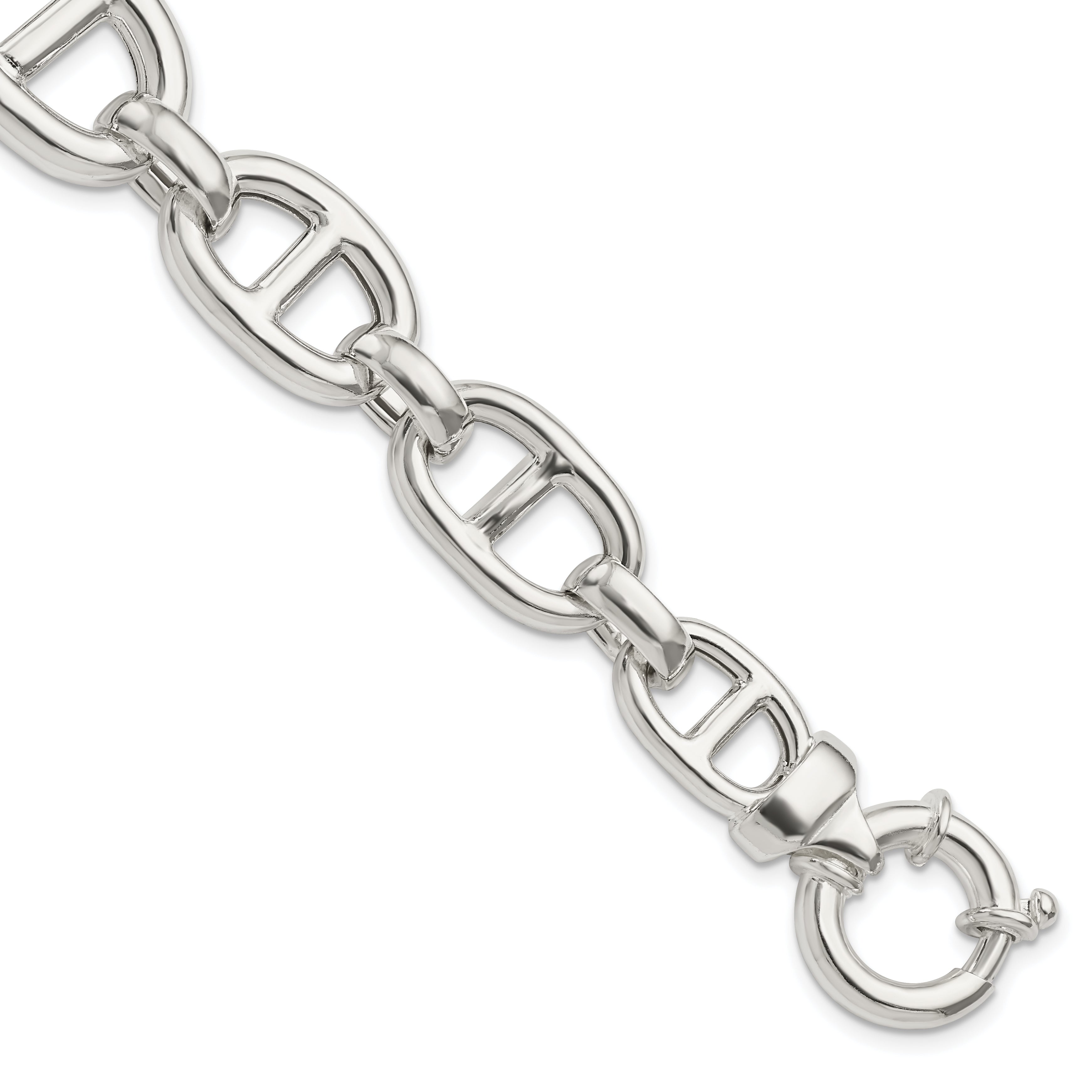 Sterling Silver Polished Fancy Link Bracelet Main image