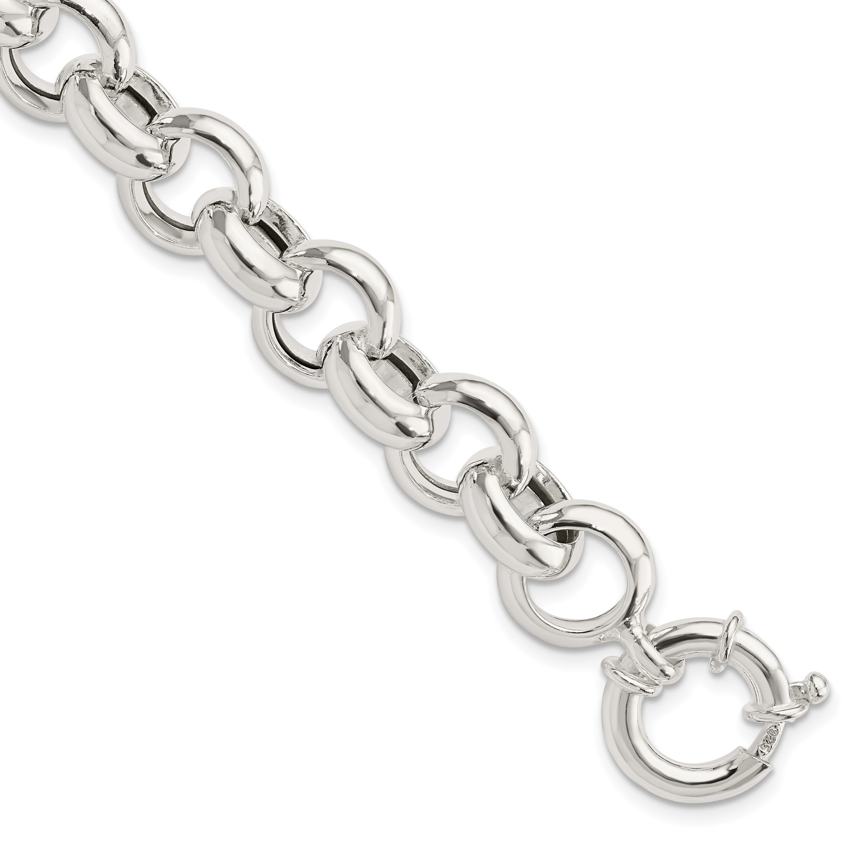 Sterling Silver Polished Fancy Link Bracelet Main image