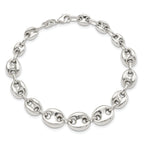 Anchor Chain in Sterling Silver, 10.14mm, 7.5 Inch - Sophia Jewelers