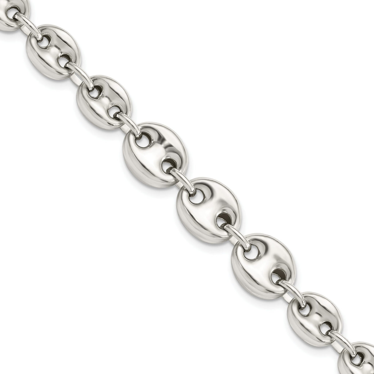 Anchor Chain in Sterling Silver, 10.14mm, 7.5 Inch - Sophia Jewelers Main image