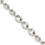 Anchor Chain in Sterling Silver, 10.14mm, 7.5 Inch - Sophia Jewelers