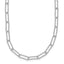 Sterling Silver D/C Fancy Open Link w/1.5 in ext. Necklace