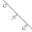 Sterling Silver Cross, Anchor, Heart Bracelet