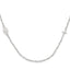 Sterling Silver Medal/Cross w/1.5in ext. Rosary Necklace