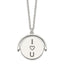 Sterling Silver I Love You Forever Necklace