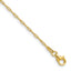 Sterling Silver Gold-tone 1.65mm Paperclip Link 16in With 2 Inch Extention Necklace