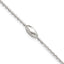 Sterling Silver Polished Fancy Beaded Link 7.5in Bracelet