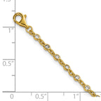 Sterling Silver Gold-tone Polished CZ Station 6.5 Inch with 1 Inch Extension Bracelet