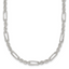 Sterling Silver Polished 4.0mm Figaro Rope 18 Inch Necklace