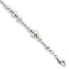 Sterling Silver Polished and Multi-Size Beads 7.5 Inch Bracelet