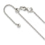 Adjustable Cable Chain in Sterling Silver, 1.50mm, 24 Inch - Sophia Jewelers