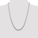 Sterling Silver 4mm Fancy Byzantine Chain