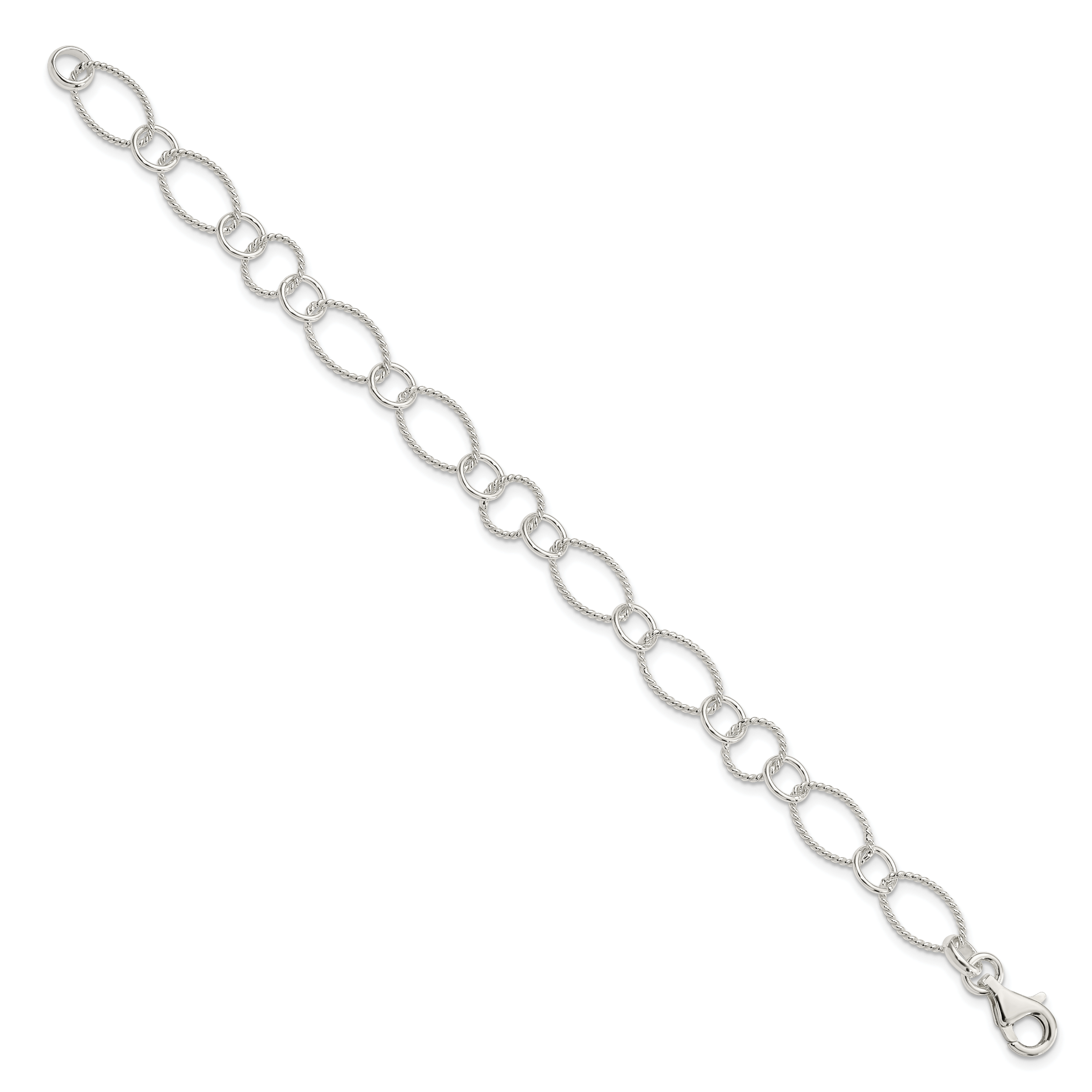Sterling Silver Fancy Link Bracelet Secondary image