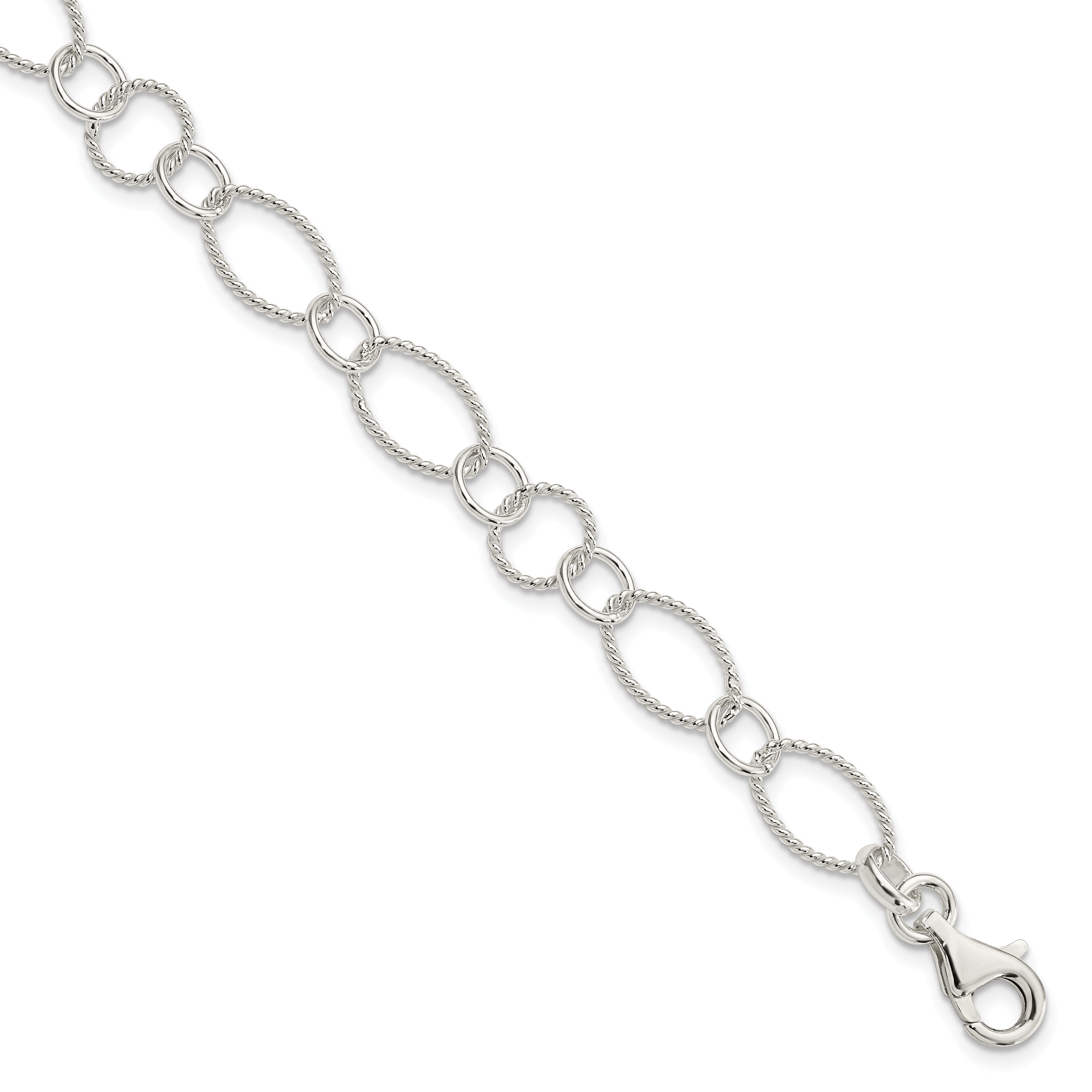 Sterling Silver Fancy Link Bracelet Main image