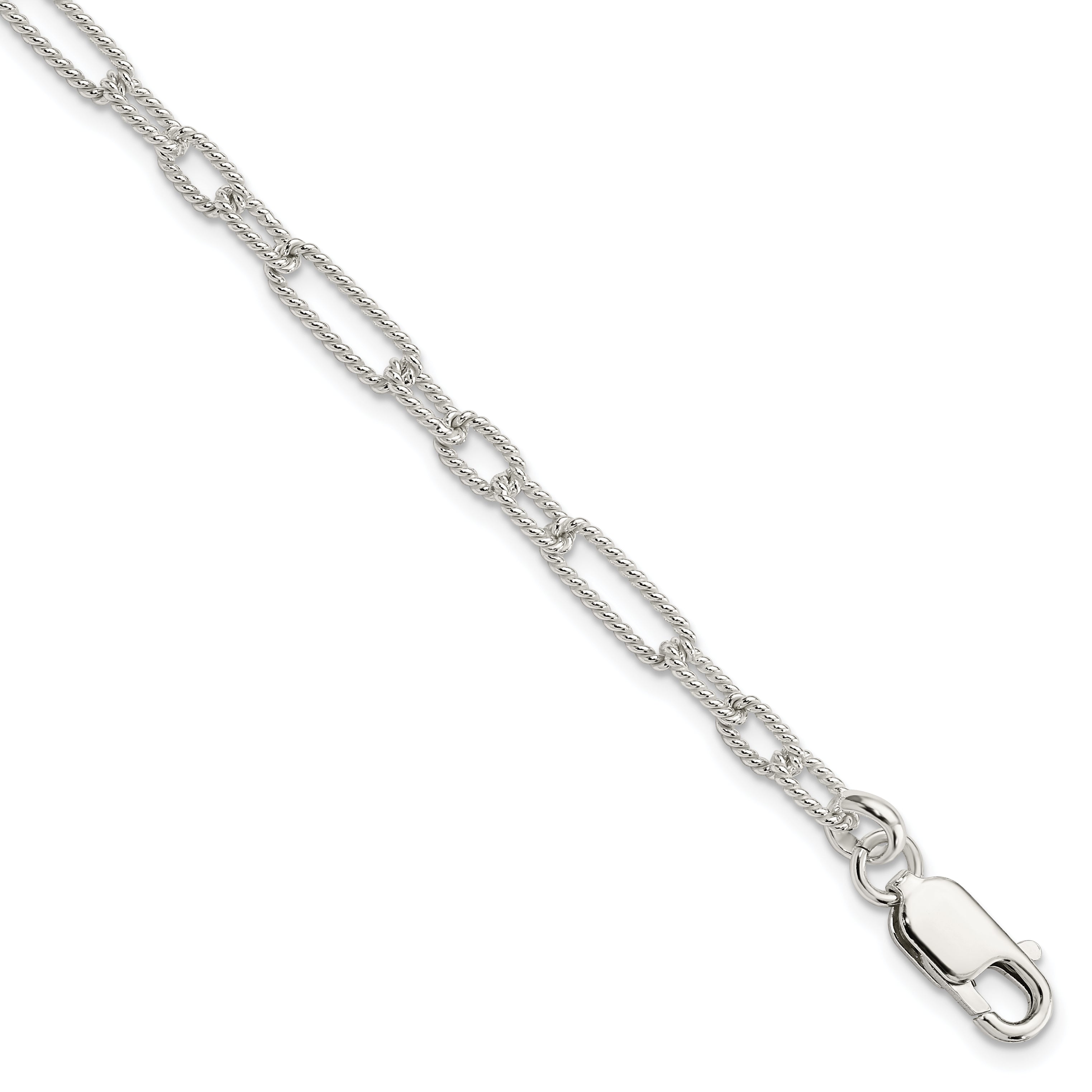 Sterling Silver 7.5inch Fancy Link Bracelet Main image